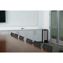 Rubbermaid Slim Jim End Step on Pedal Bin Stainless Steel 90Ltr