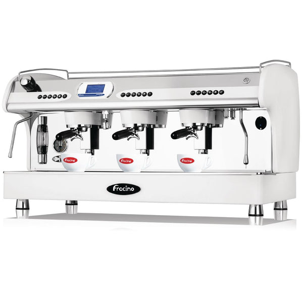 Fracino PID Espressomaschine, 3 Gruppen, Weiß, PID3