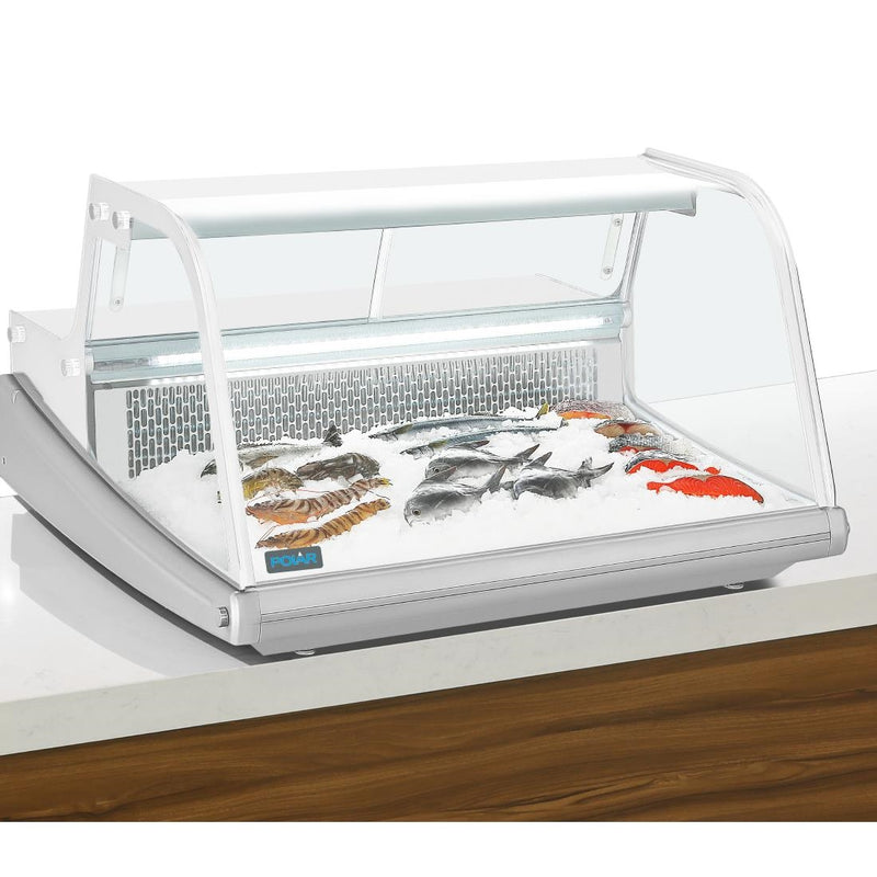 Polar G-Serie Fisch-Servierkühlschrank 175Ltr