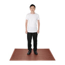 Jantex Rubber Grease Resistant Anti Fatigue Mat Red 1500 x 900mm