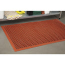 Jantex Rubber Grease Resistant Anti Fatigue Mat Red 1500 x 900mm