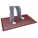 Jantex Rubber Grease Resistant Anti Fatigue Mat Red 1500 x 900mm