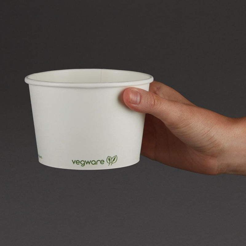 Vegware kompostierbare Töpfe für warme Speisen, 455 ml (500 Stück)