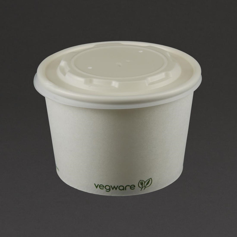 Vegware kompostierbare Töpfe für warme Speisen, 455 ml (500 Stück)