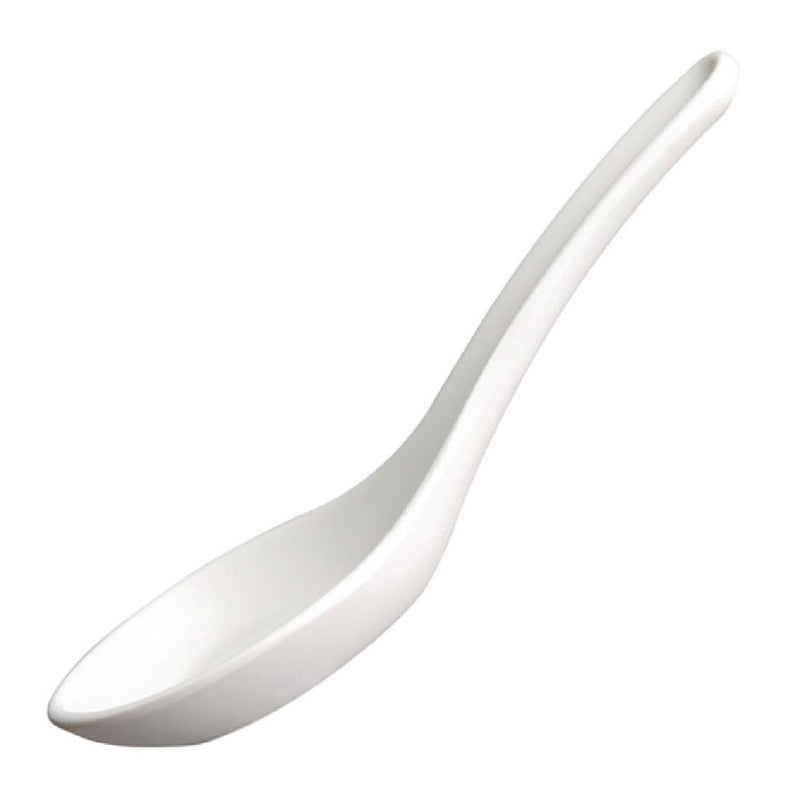 APS Hong Kong Oriental Melamine Spoon White