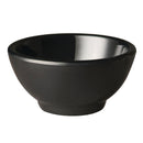 APS Pure Melamine Black Round Bowl 130mm