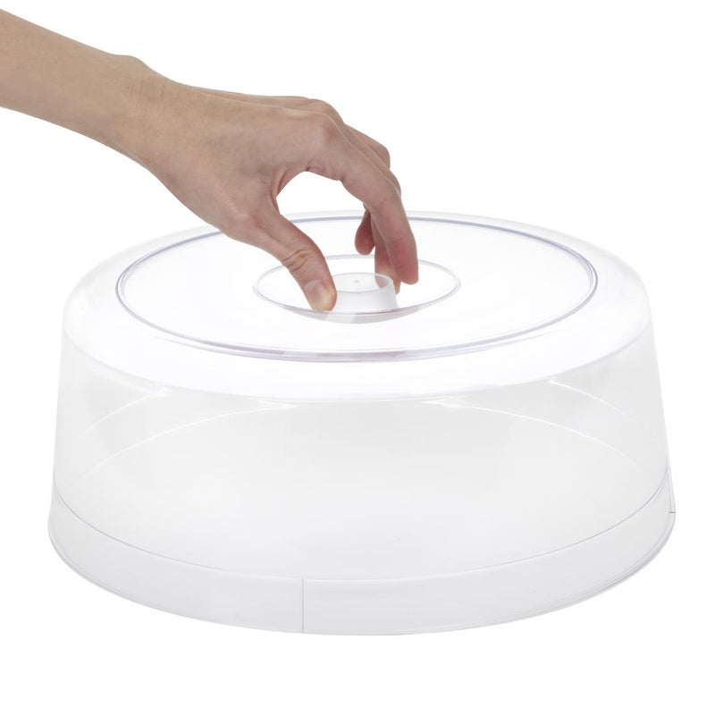 APS Pure Round Cake Platter Lid Plastic