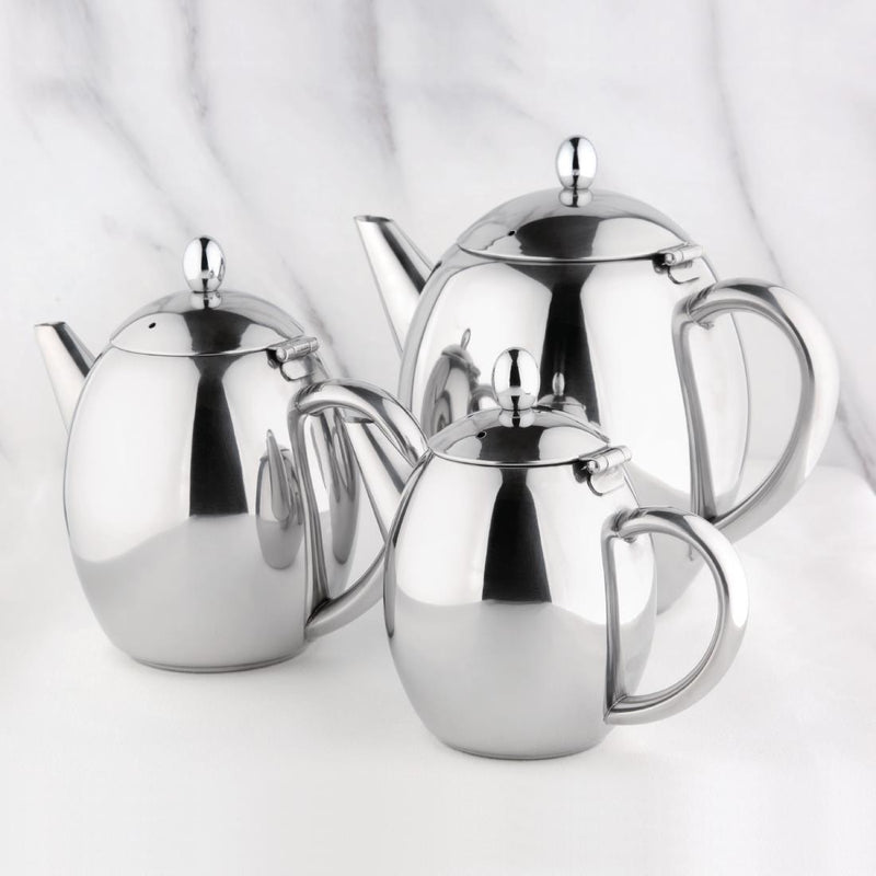 Olympia Richmond Stainless Steel Teapot 500ml