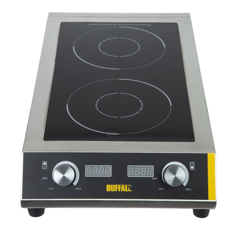 Buffalo Heavy Duty Double Induction Hob 7kW