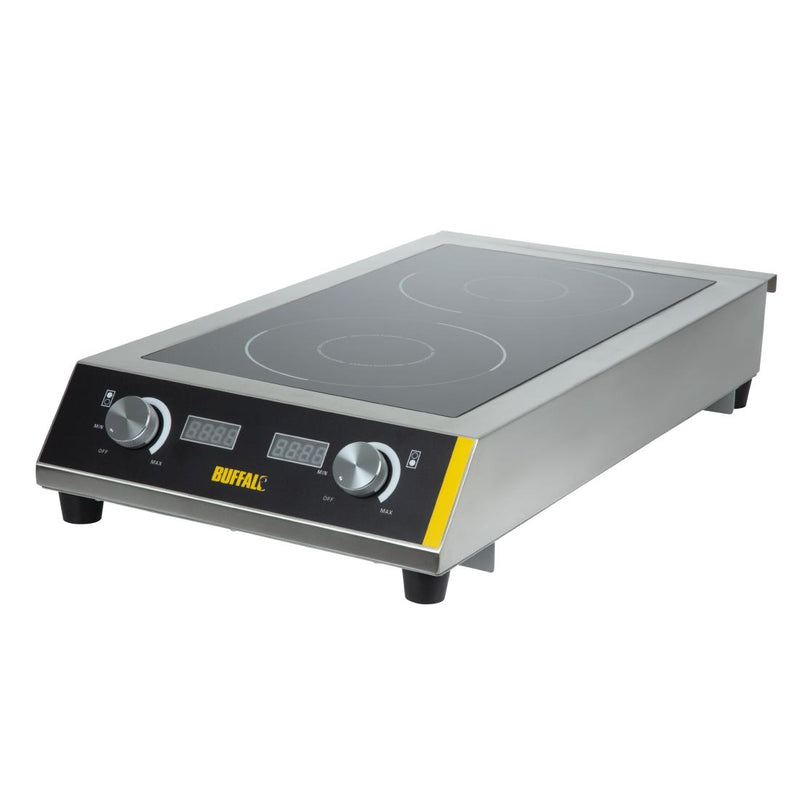 Buffalo Heavy Duty Double Induction Hob 7kW