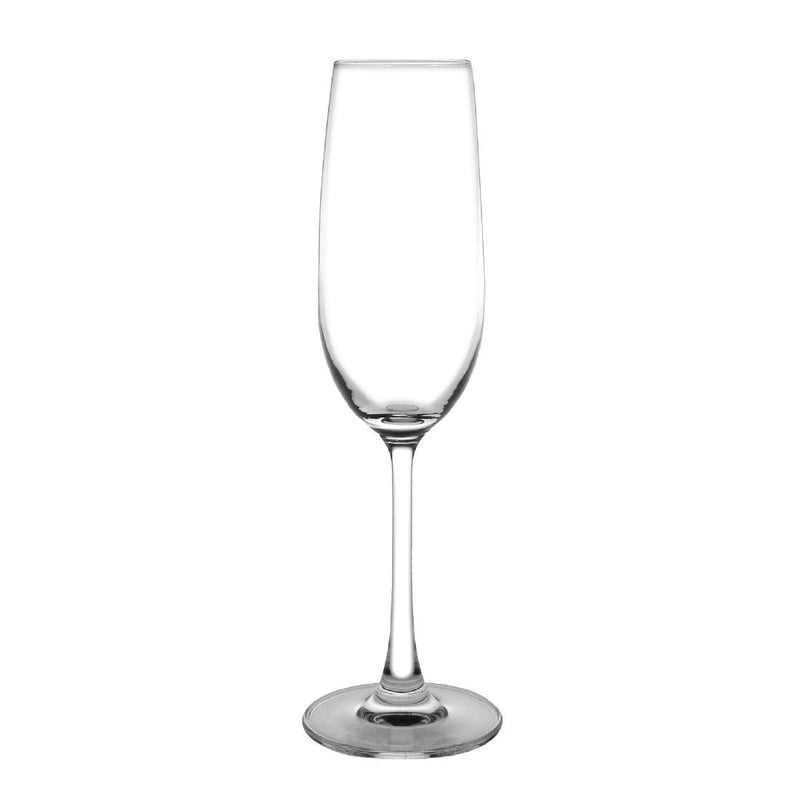 Olympia Modale Crystal Champagne Flutes 215ml (Pack of 6)