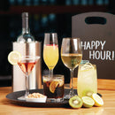 Olympia Chime Kristall-Champagnergläser, 225 ml, 6 Stück