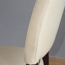 Bolero Chunky Kunstlederstühle, Creme (2er-Pack)