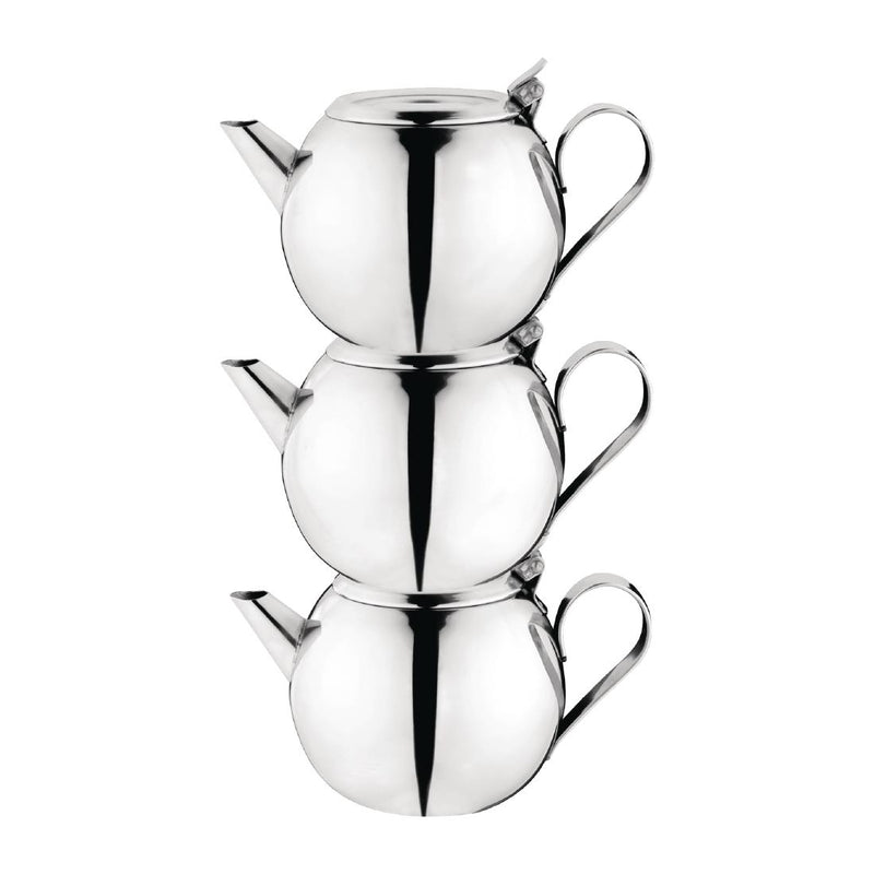 Olympia Stacking Stainless Steel Teapot