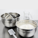 Vogue Stainless Steel Mixing Bowl with Silicone Base 3Ltr
