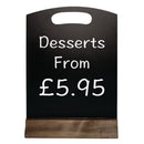 Olympia Freestanding Table Top Blackboard 225 x 150mm