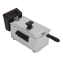 Caterlite Light Duty Single Tank Single Basket Countertop Electric Fryer 2kW