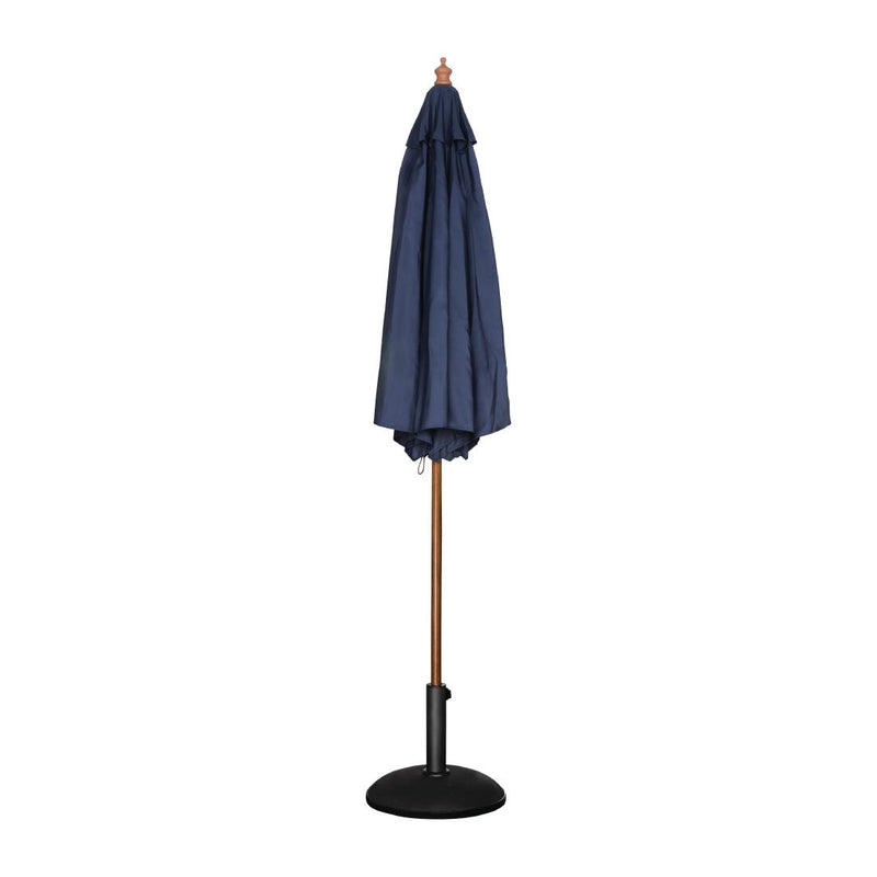 Bolero Round Parasol 3m Diameter Navy Blue