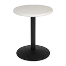 Bolero, vorgebohrte runde Tischplatte, Weiß, 600 mm