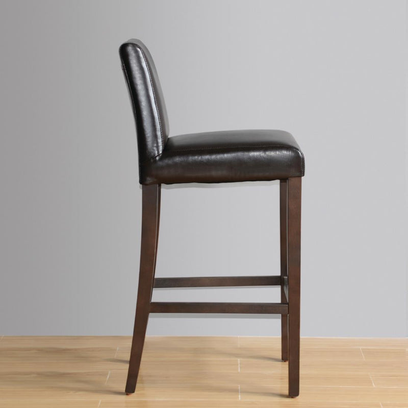 Bolero Faux Leather High Bar Stool Black