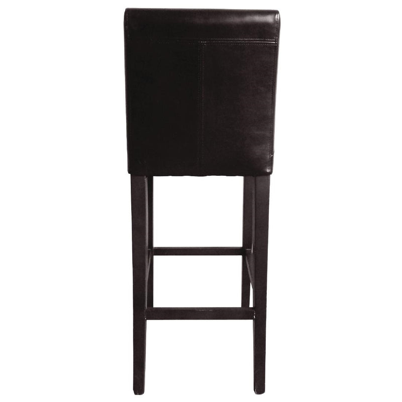 Bolero Faux Leather High Bar Stool Brown (Single)