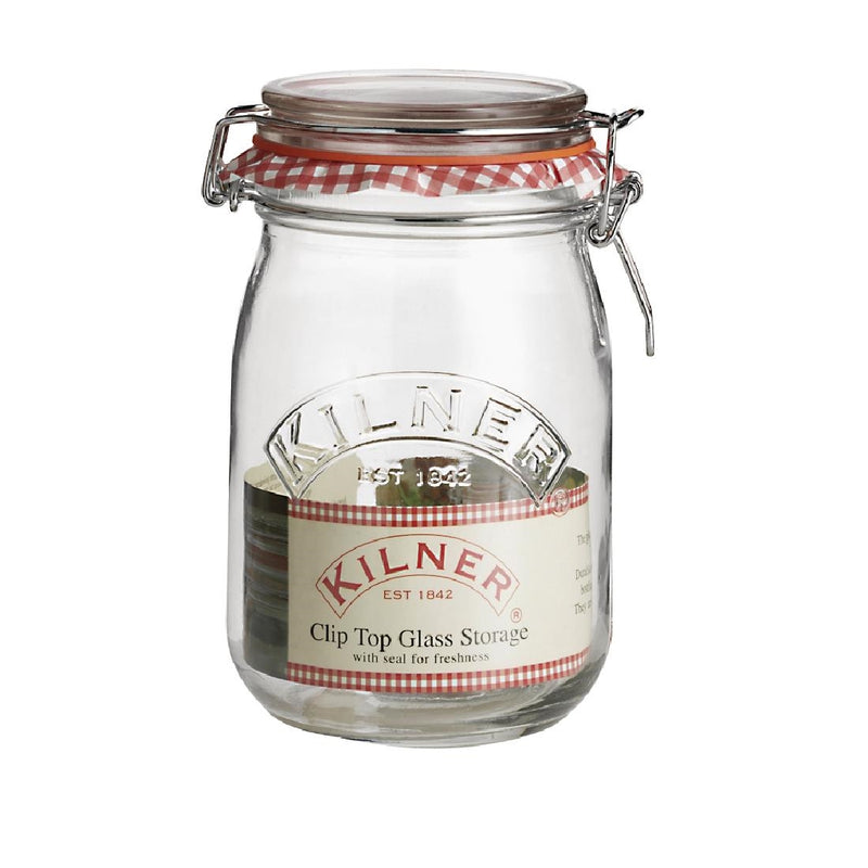 Kilner Einmachglas mit Clipverschluss, 1000 ml