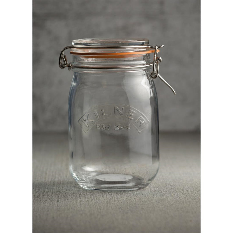 Kilner Einmachglas mit Clipverschluss, 1000 ml