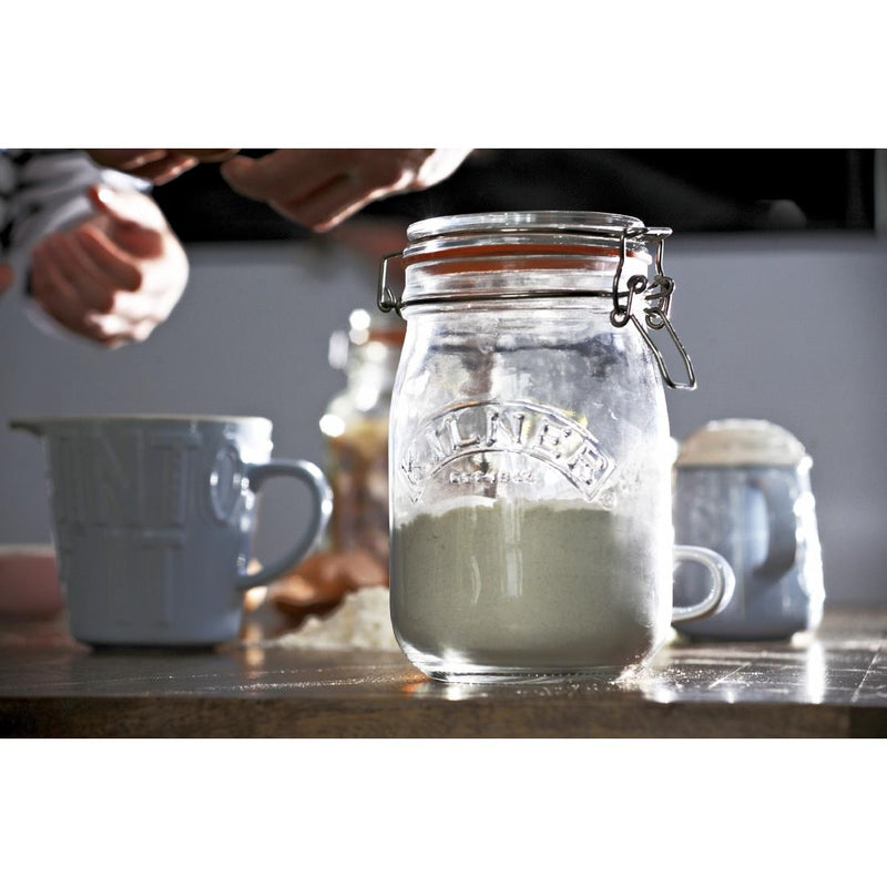 Kilner Einmachglas mit Clipverschluss, 1000 ml