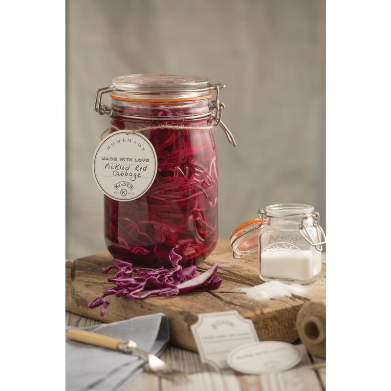 Kilner Einmachglas mit Clipverschluss, 1000 ml