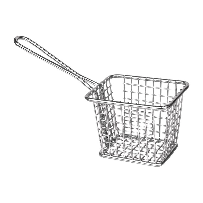 Olympia Chip basket Square with handle Small