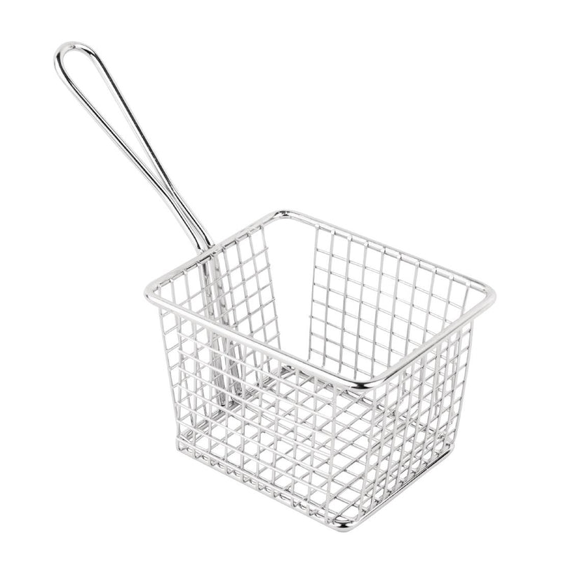 Olympia Chip basket Square with handle Large