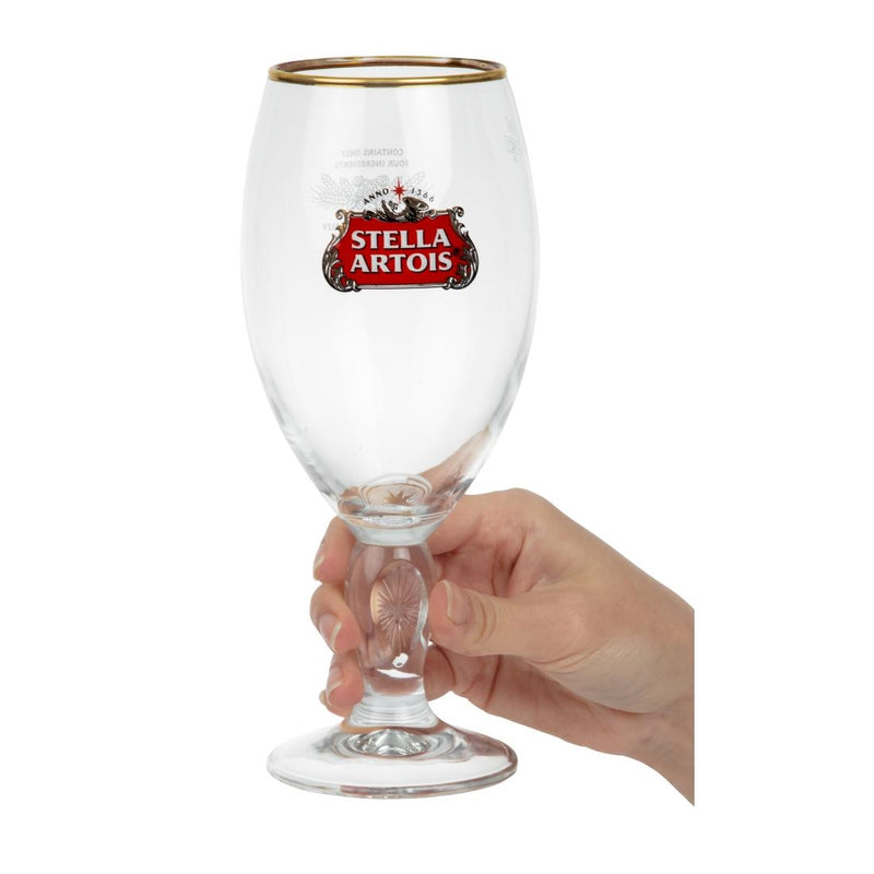 Arcoroc Stella Artois Kelch-Biergläser, 570 ml, 24 Stück