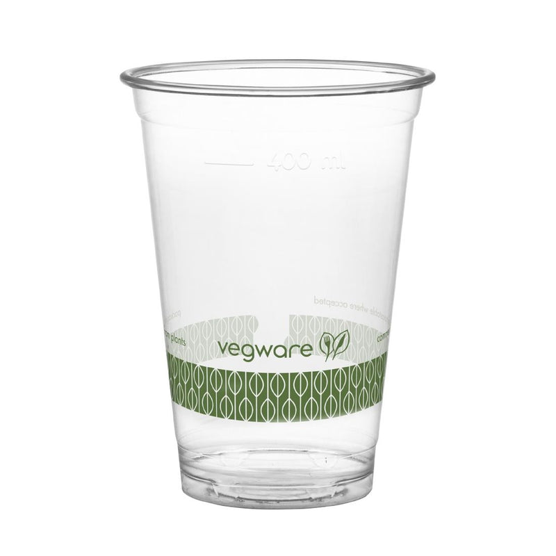 Vegware Compostable PLA Cold Cups 455ml / 16oz (Pack of 1000)