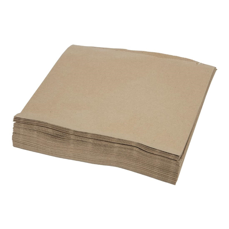 Vegware Compostable Kraft Sandwich Bags (Pack of 1000)