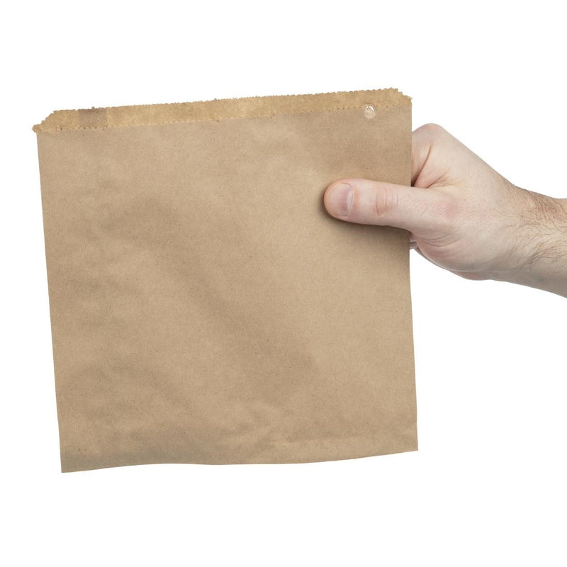 Vegware Compostable Kraft Sandwich Bags (Pack of 1000)