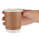 Vegware Compostable Coffee Cups Double Wall 230ml / 8oz (Pack of 500)