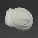 Vegware Compostable Coffee Cup Lids 340ml / 12oz and 455ml / 16oz (Pack of 1000)