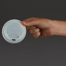 Vegware Compostable Coffee Cup Lids 225ml / 8oz (Pack of 1000)
