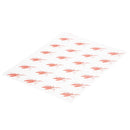 Burger Wrapping Paper Sheets Red 245 x 300mm (Pack of 1000)