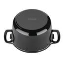 Vogue Black Round Casserole Dish 3.2Ltr