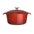 Vogue Red Round Casserole Dish 4Ltr