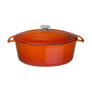 Vogue Orange Oval Casserole Dish 6Ltr
