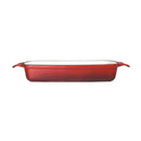 Vogue Red Cast Iron Casserole Dish 1.8Ltr