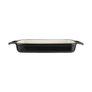 Vogue Black Rectangular Cast Iron Dish 2.8Ltr