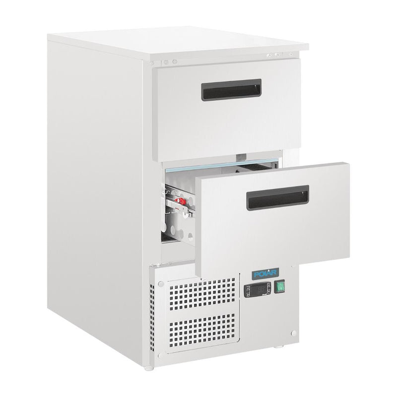 Thekenkühlschrank der Polar G-Serie mit 2 GN-Schubladen