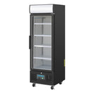 Aufrechter Display-Kühlschrank der Polar G-Serie, 218 l, Schwarz