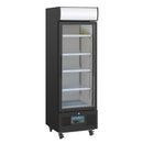Aufrechter Display-Kühlschrank der Polar G-Serie, 218 l, Schwarz