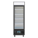 Aufrechter Display-Kühlschrank der Polar G-Serie, 218 l, Schwarz