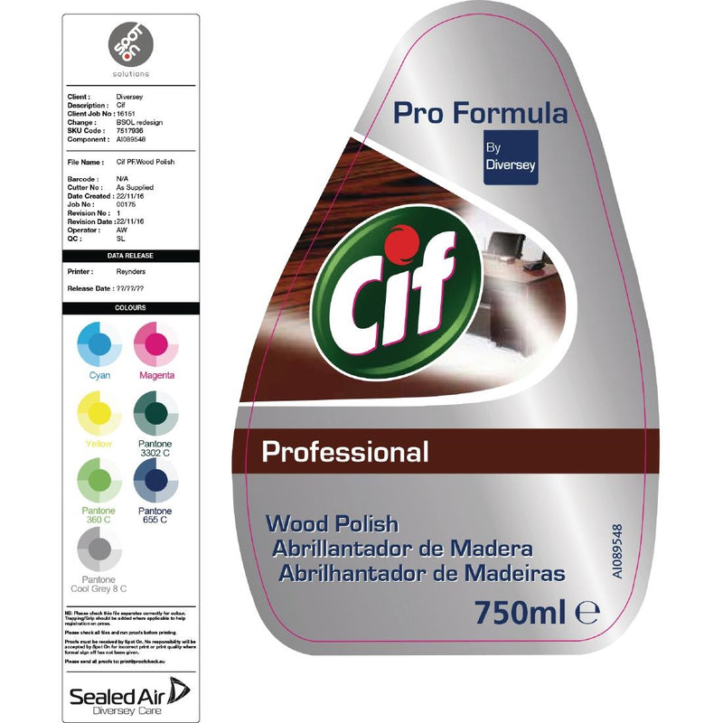 CIF Pro Formula Holzpolitur, gebrauchsfertig, 750 ml