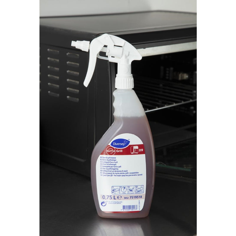 Suma Grill D9 Grill and Oven Cleaner Ready To Use 750ml (Pack of 2)